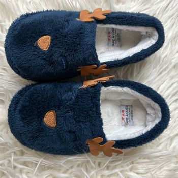 Chaussons bleu Tape à l’œil
