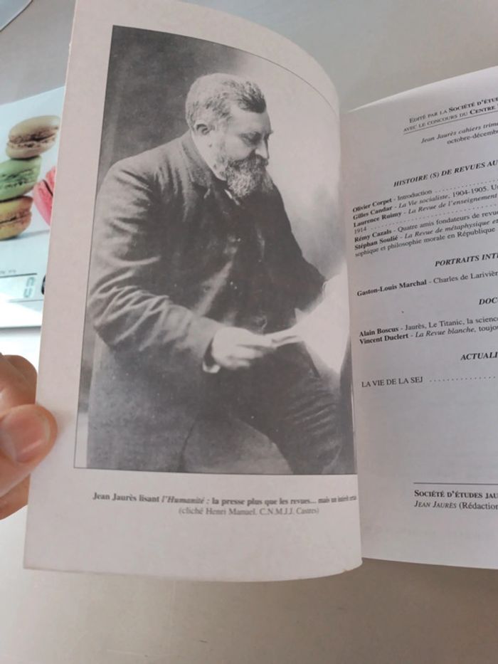 Jean Jaurès histoire de revues cahiers trimestriels numéro 146 - photo numéro 10