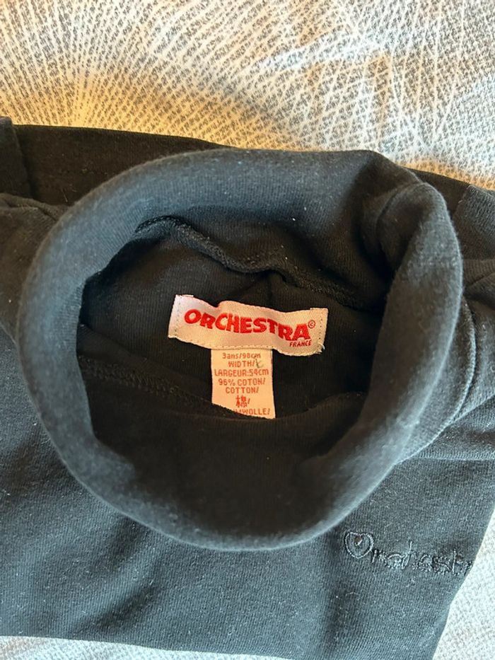 Sous pull noir mixte - photo numéro 2