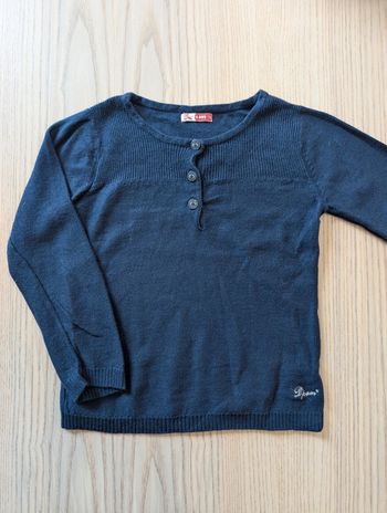 Pull très fin bleu DPAM du pareil au même