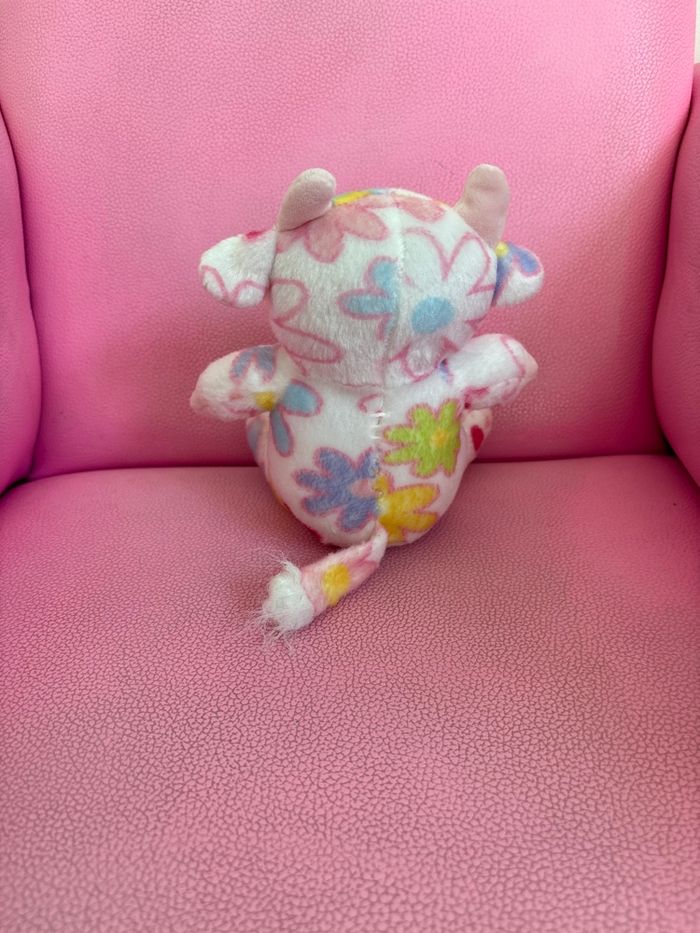 Peluche vache fleurs - photo numéro 2