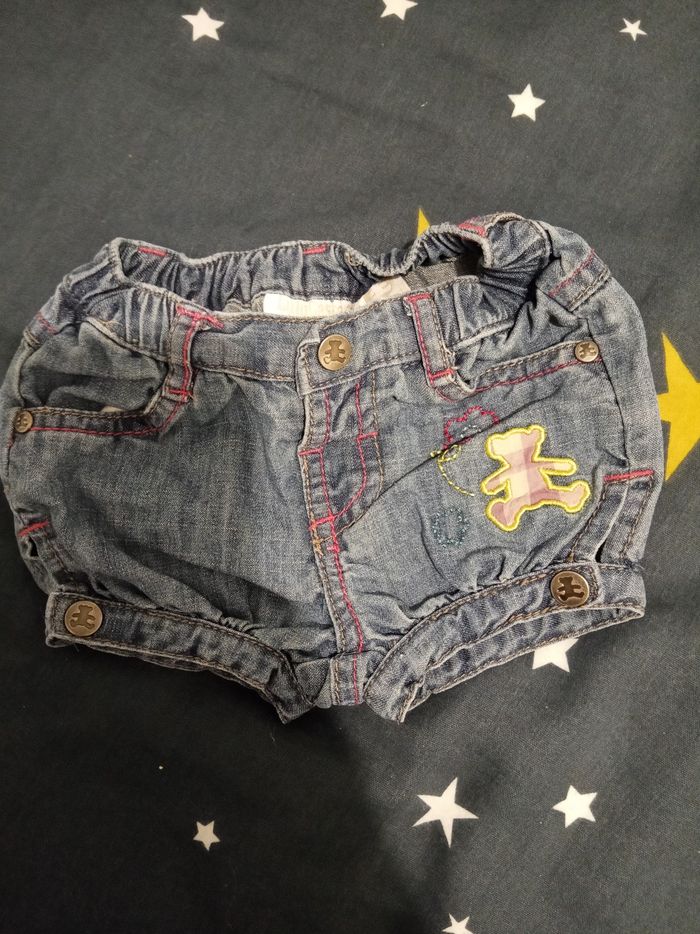Short en jean _ 3 mois
