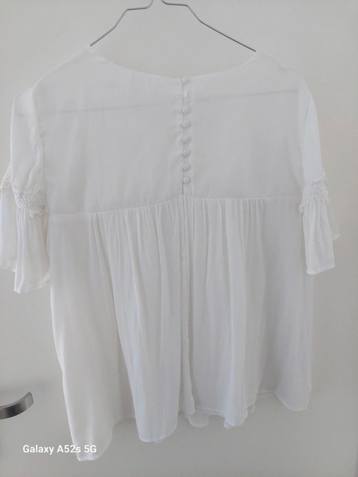 Blouse blanche Promod Taille M - photo numéro 2