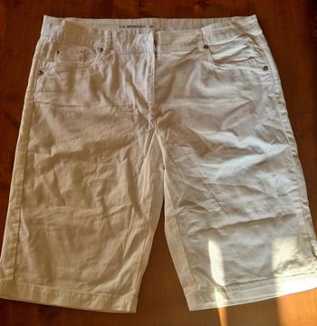 Bermuda homme jeans blanc