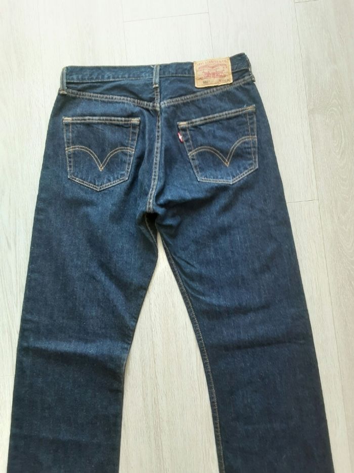 Pantalon jean marque Levi s strauss 501 taille w 33 l 34 fermeture bouton - photo numéro 10