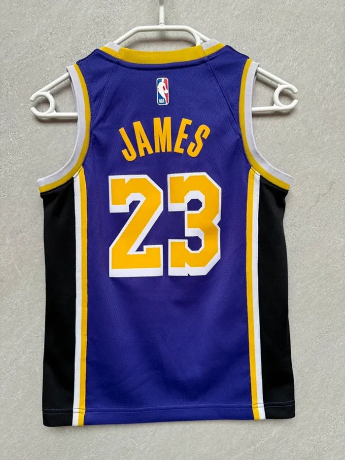 Ensemble enfant maillot de basket Lakers NBA taille S - photo numéro 8