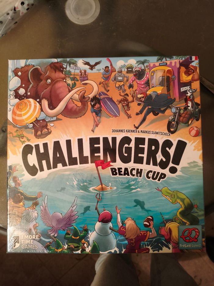Challengers beach cup jeu de société sous blister