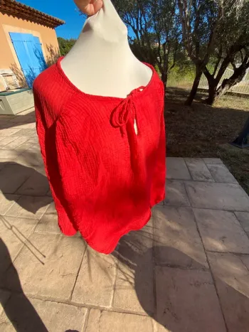Blouse, tunique, ample et légère, mino dusud