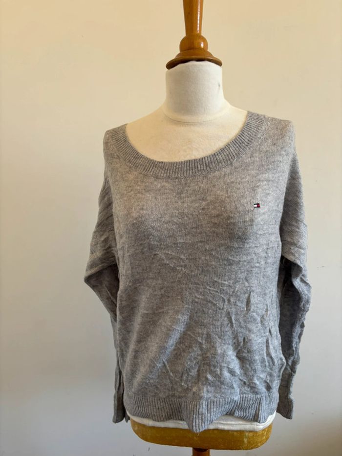 Pull gris basique, Tommy Hilfiger