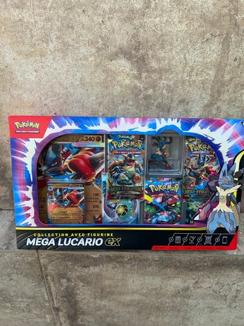 Coffret figurine mega lucario mega evolution