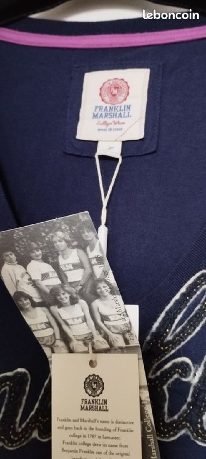 T-shirt L Neuf de Franklin & Marshall - photo numéro 5