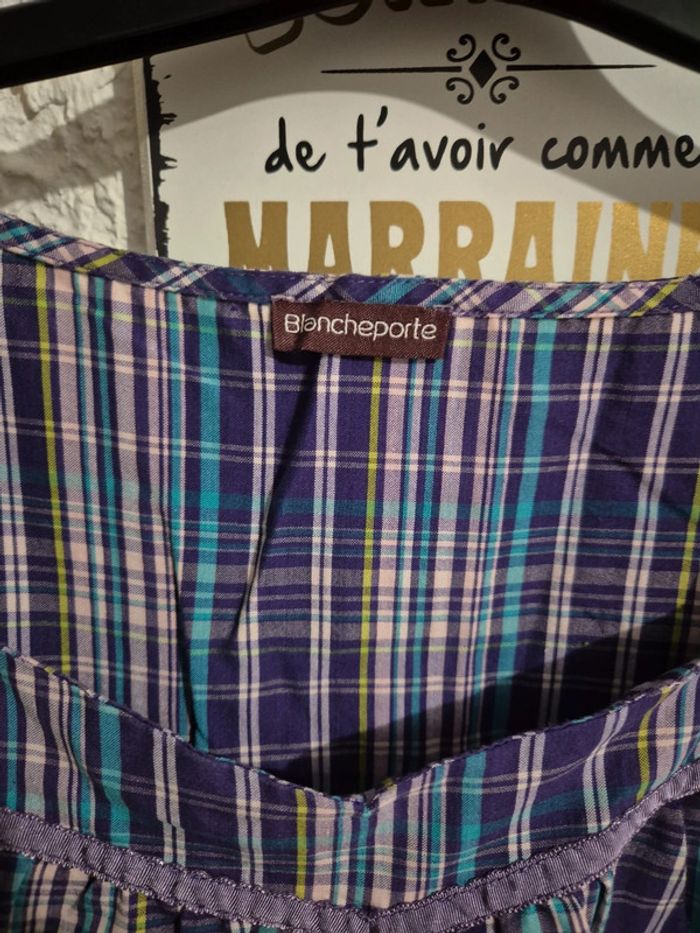 Magnifique blouse sans manches estivale Blancheporte taille 48 - photo numéro 5