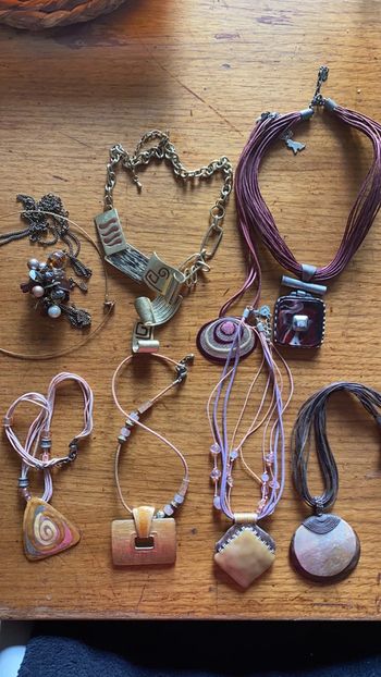 Lot collier fantaisie