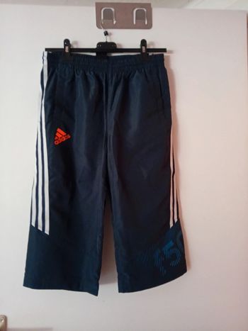 Beau jogging 3/4 bleu Adidas. 13 ans