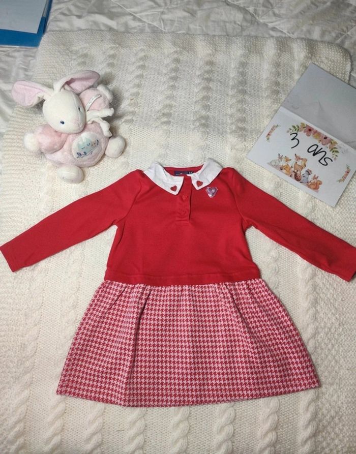 Robe sergent major marelle sous la tour Eiffel 2/3 ans