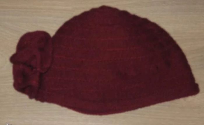 Bonnet rétro Willy's Paris bordeaux - photo numéro 2