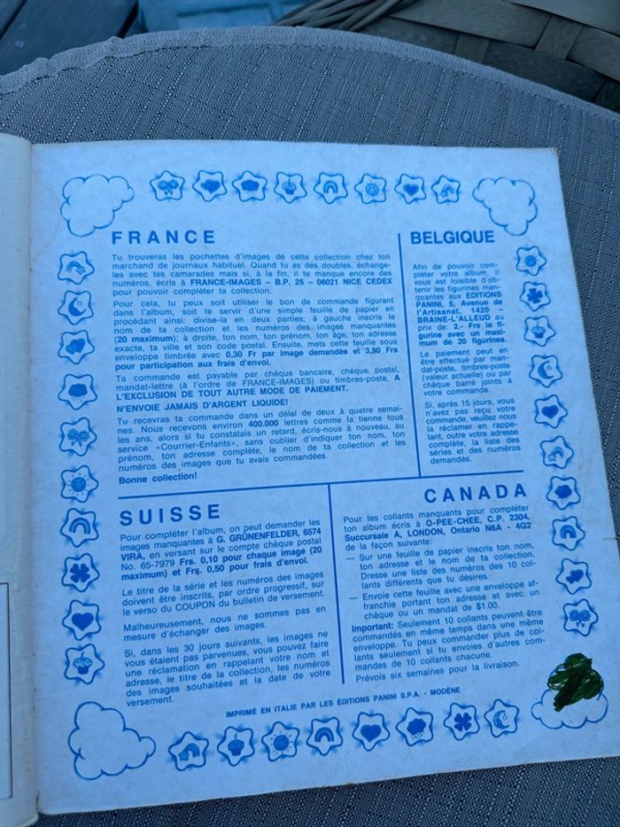 Album Panini stickers ancien vintage Les Bisounours complet images Care Bears stickers - photo numéro 15