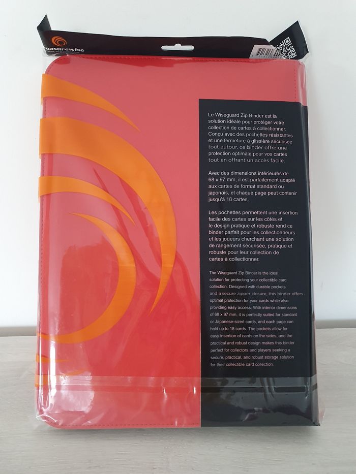 Portfolio Treasurewise Zip Binder 360 Rouge - photo numéro 2