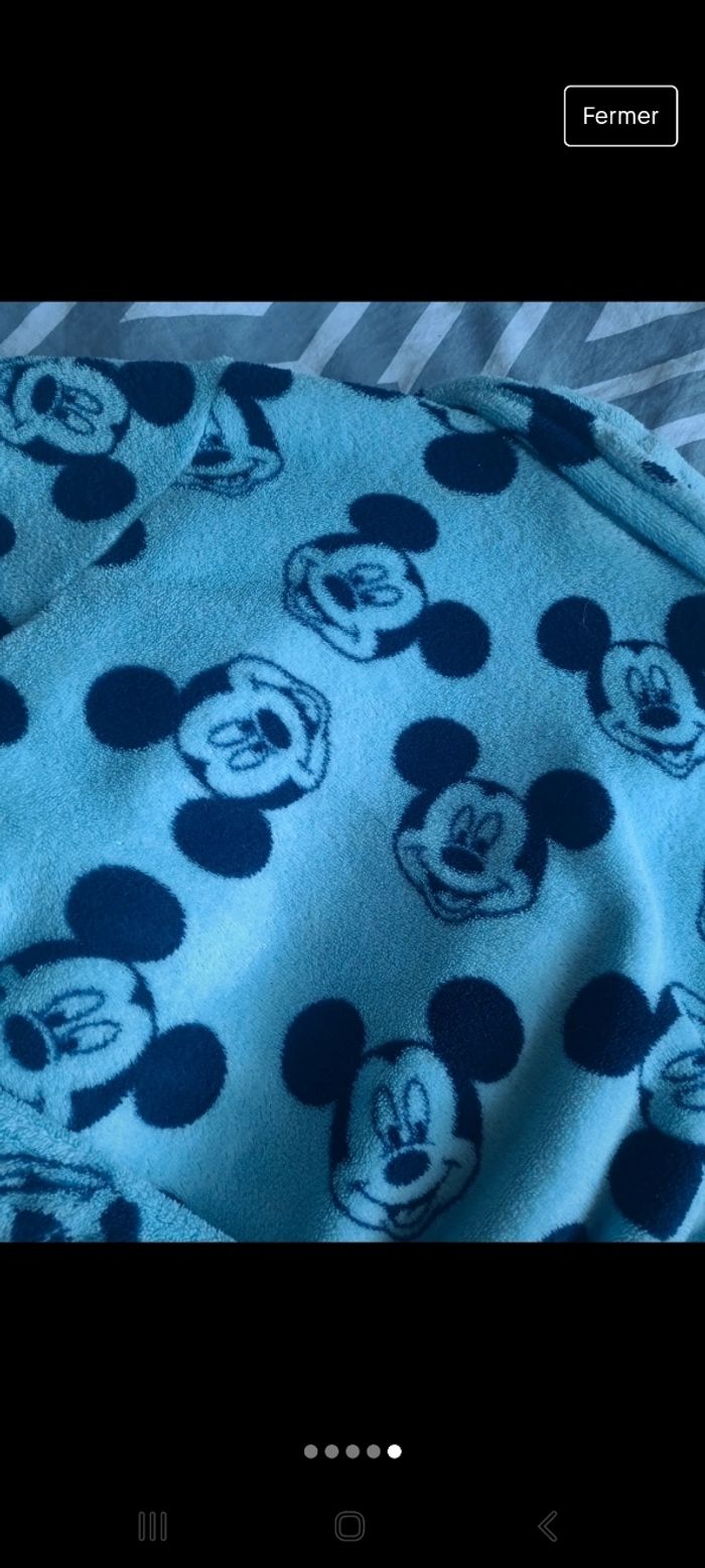 Peignoir enfant Mickey 8ans - photo numéro 4