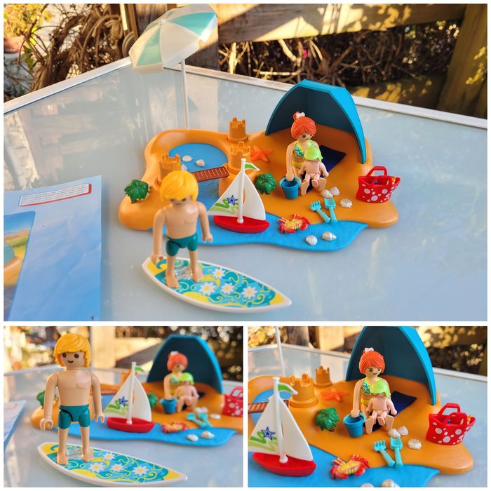 Playmobil Family Fun 9425 🏖 Famille de vacanciers et tente 🏖