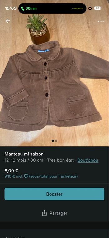 Manteau mi saison 