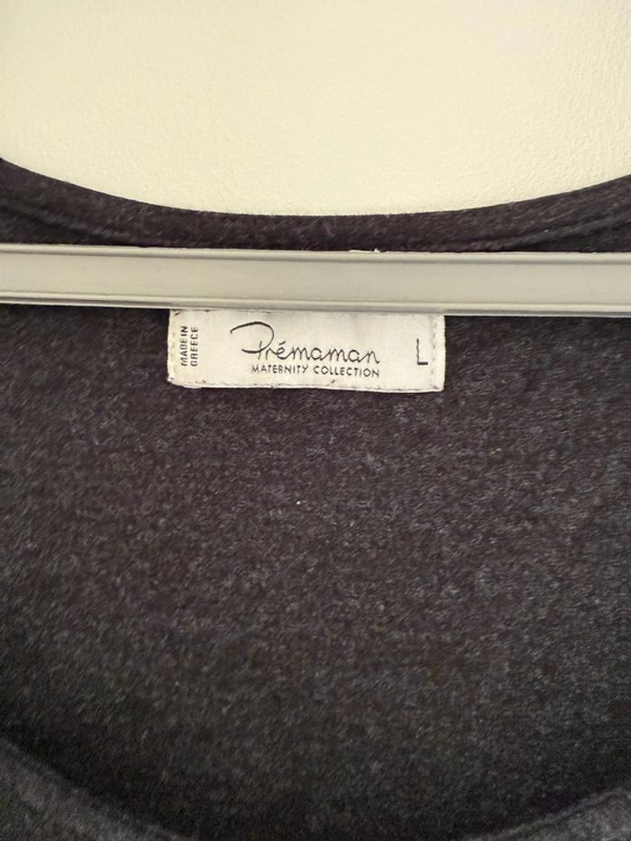 Haut tenue femme Premaman  enceinte maternité grossesse taille L très bon état robe - photo numéro 3