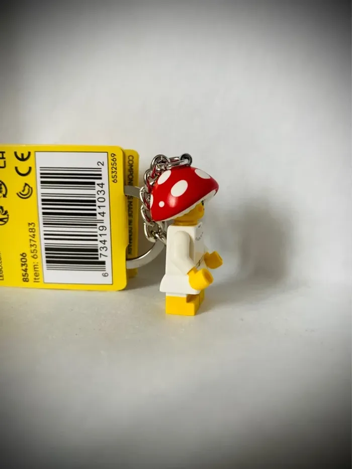 Porte-clés LEGO 854306 - Fille Champignon - Neuf - photo numéro 4