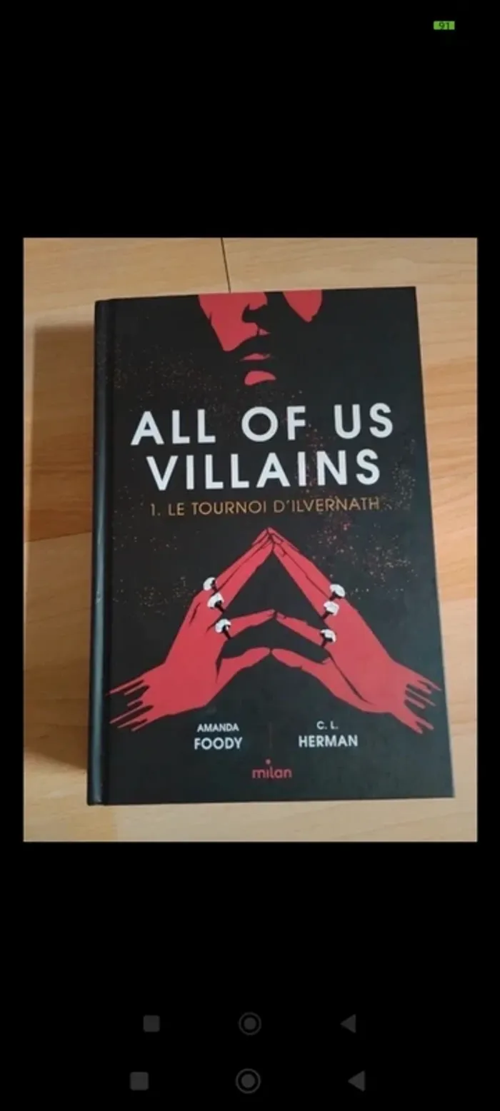 Livre collector all of us villains