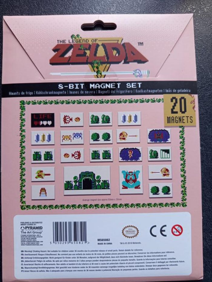Magnets - Zelda - Planche de 20 - Neuf - photo numéro 2