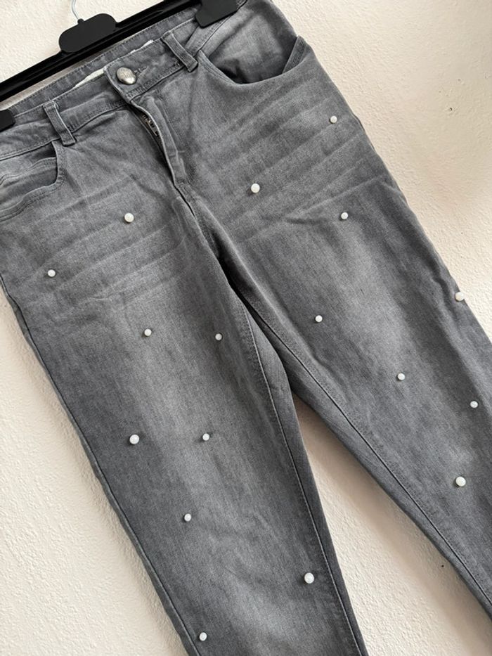 Jeans a perles IKKS - S - photo numéro 4