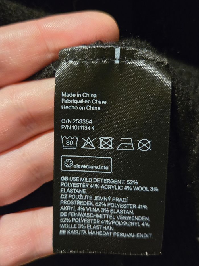 Pull à col roulé / manches courtes noir T.XL 44-46 H&M neuf - photo numéro 4