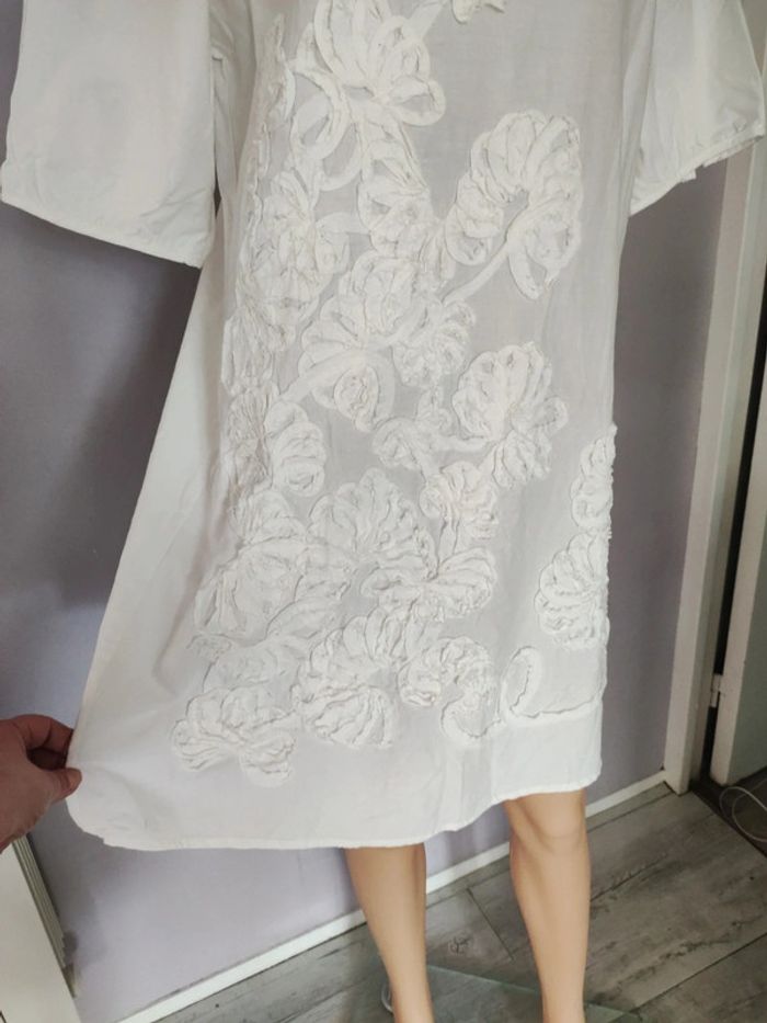 Magnifique robe tout coton taille L - photo numéro 2