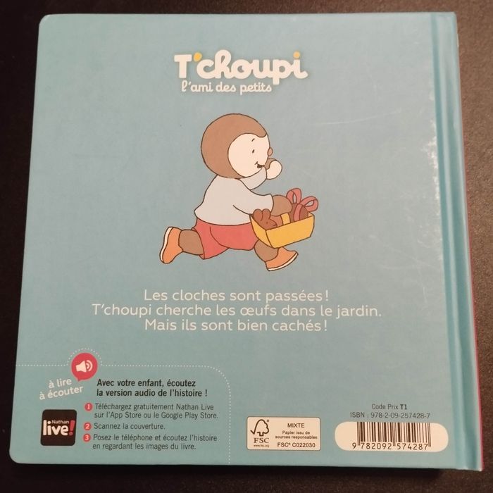 Livre enfant Nathan T'choupi cherche les œufs de Pâques - photo numéro 2