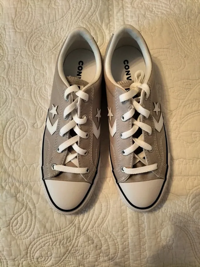 Converses neuves basses - gris - 39 - photo numéro 3