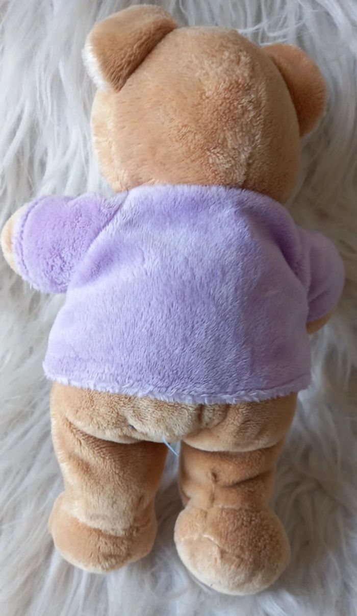 Doudou peluche ours brun - vêtu - Gipsy - photo numéro 2