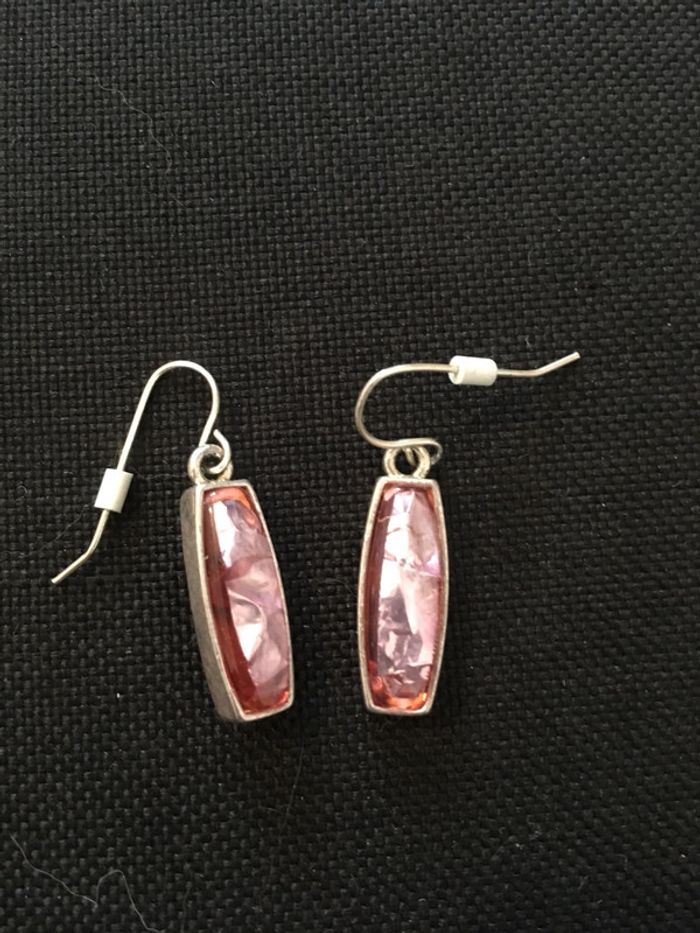 Boucle d oreille rose