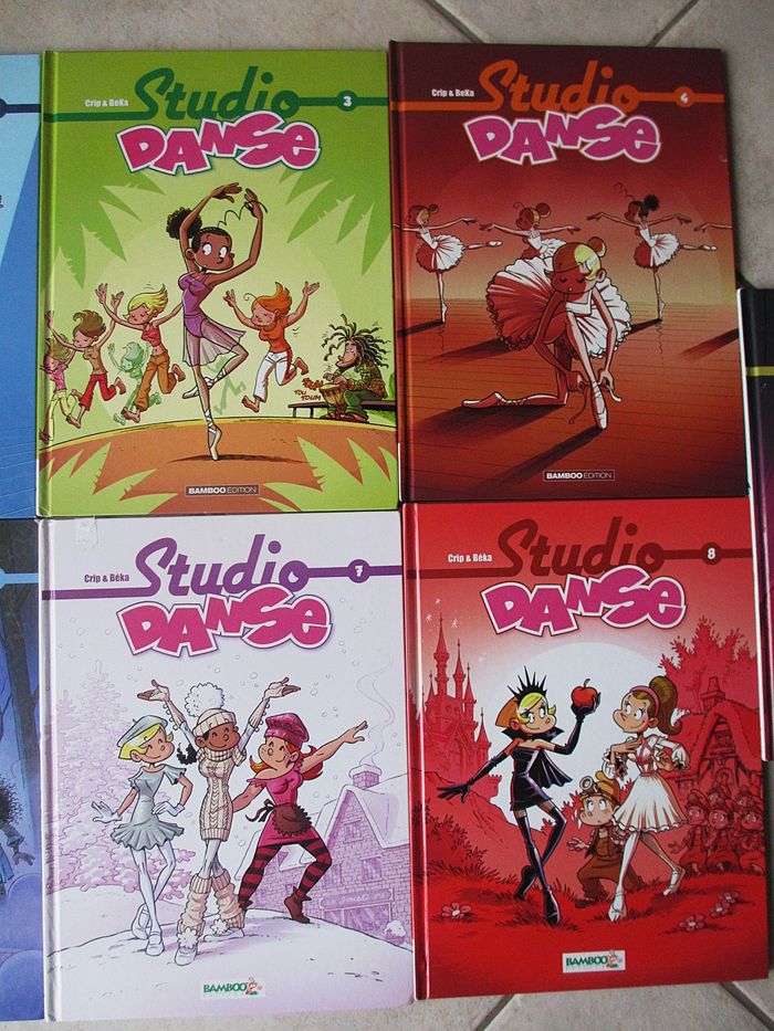 Lot de 9 BD Studio Danse – Tomes 1 à 8 + Les Ballets de Studio Danse en 3D - photo numéro 3
