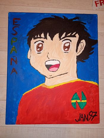 Peinture sur toile Olive & Tom équipe Espagne