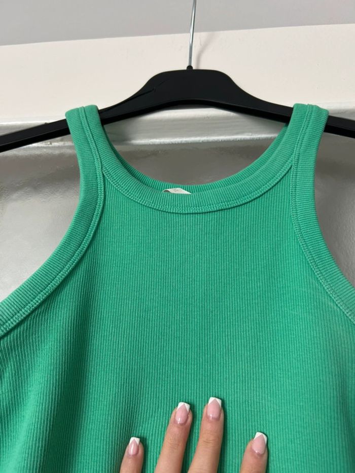 Top vert débardeur h&m xs neuf - photo numéro 5