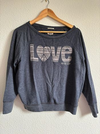 Sweat-shirt Tommy Hilfiger bleu/gris taille XS