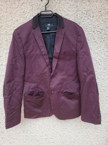 Veste blazer perfecto habillé chic élégant old money Bordeaux