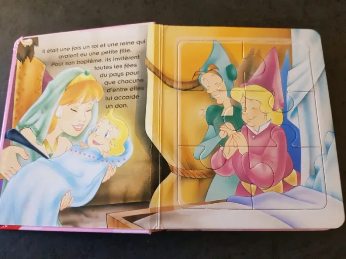 Livre et puzzles La Belle au bois dormant - photo numéro 3