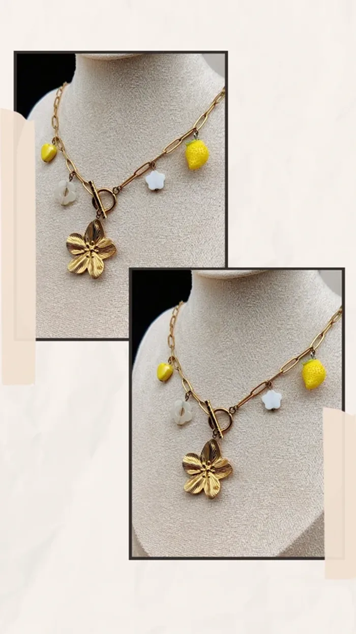 Collier Soléane - collier breloque