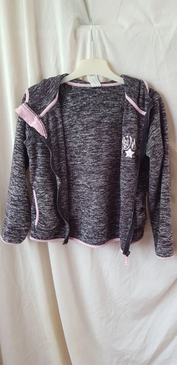 Gilet zippé fille 10 ans