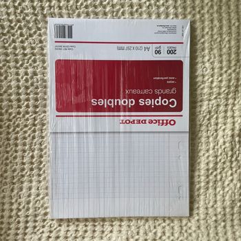Paquet neuf copies doubles
