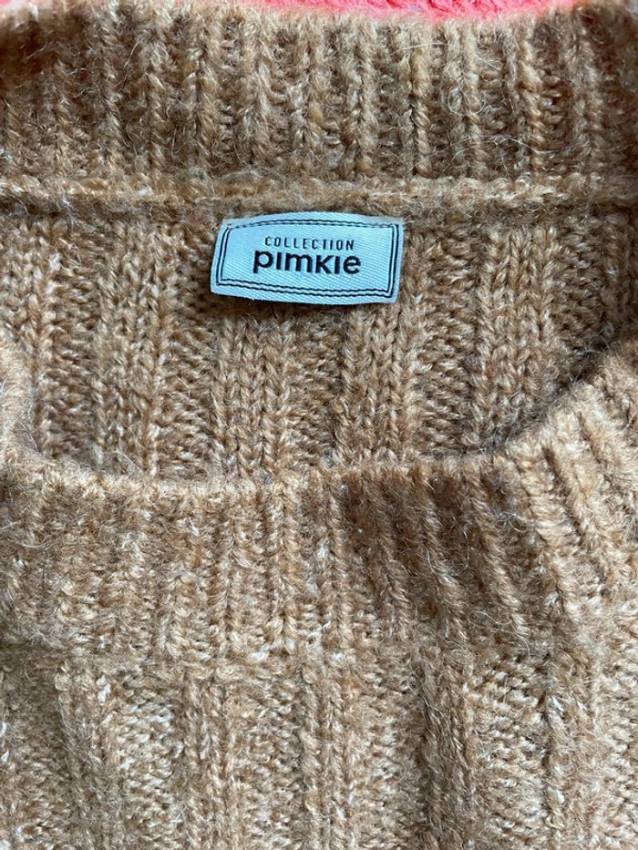 Pull marron clair Pimkie taille M très bon état - photo numéro 4
