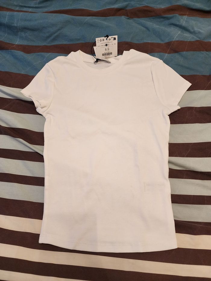 T-shirt à manches courtes et col rond - photo numéro 2