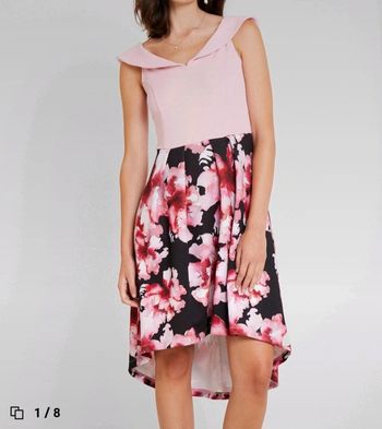 Robe cérémonie fleurs