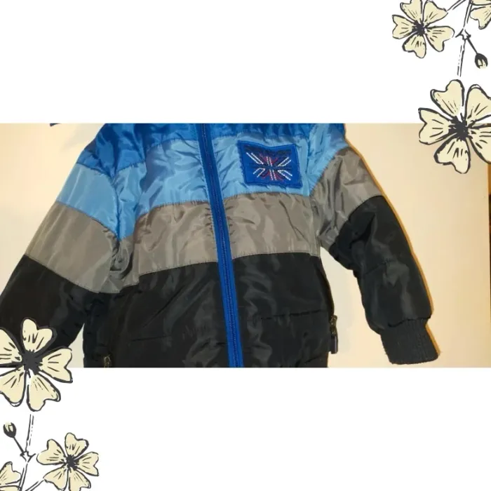 Manteau garçon 2 ans, Orchestra, très bon état, bleu et noir - photo numéro 3