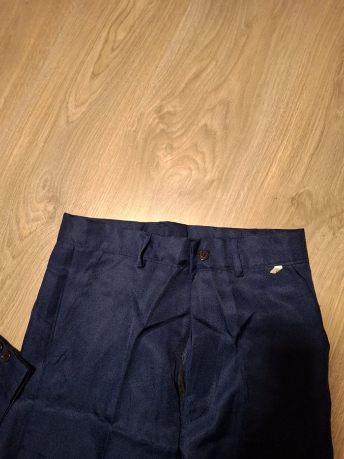 Magnifique costume deux pièces homme bleu marine taille m neuf sans etiquette jamais porté - photo numéro 2